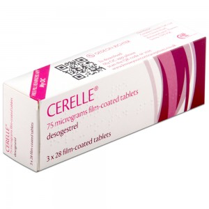 Cerelle 75mcg 3x28 film-coated tablets